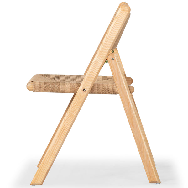 Safavieh Shaylie Paper Cord Folding Dining Chair Natural SFV4118B-SET2