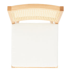 Safavieh Colette Rattan Barstool Natural Wood / Rattan / Fabric SFV4134B