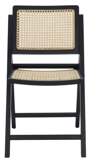 Desiree Folding Dining Chairs - Stylish Rattan Mesh Design for Indoor & Outdoor Dining Convenience