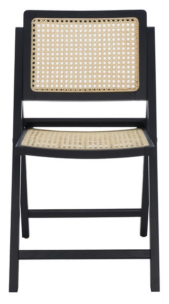 Desiree Folding Dining Chairs - Stylish Rattan Mesh Design for Indoor & Outdoor Dining Convenience