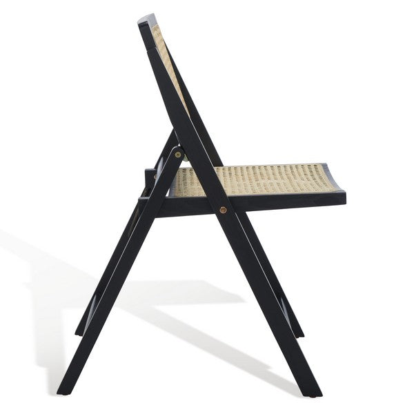 Desiree Folding Dining Chairs - Stylish Rattan Mesh Design for Indoor & Outdoor Dining Convenience