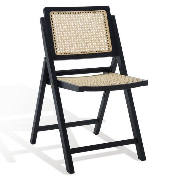 Desiree Folding Dining Chairs - Stylish Rattan Mesh Design for Indoor & Outdoor Dining Convenience