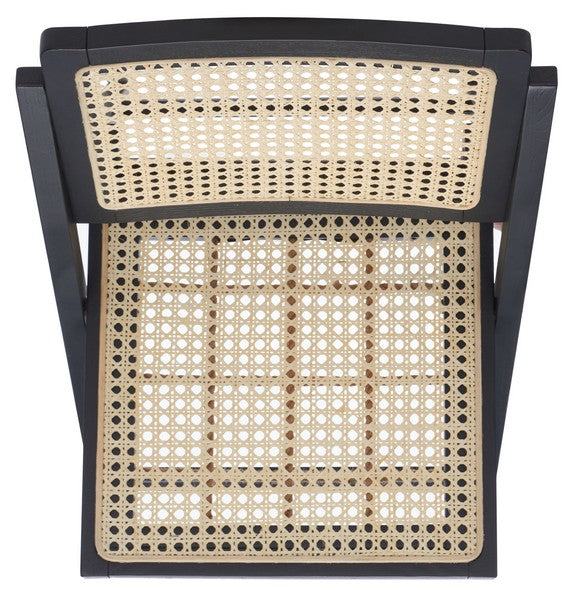 Desiree Folding Dining Chairs - Stylish Rattan Mesh Design for Indoor & Outdoor Dining Convenience