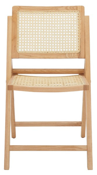 Desiree Folding Dining Chairs - Stylish Rattan Mesh Design for Indoor & Outdoor Dining Convenience