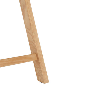Safavieh DESIREE Elegant Folding Dining Chair - Handcrafted Solid Ash Wood with Rattan Mesh for Versatile Use Natural SFV4137B-SET2