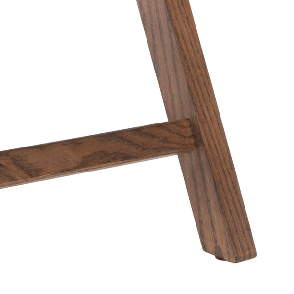 Safavieh DESIREE Elegant Folding Dining Chair - Handcrafted Solid Ash Wood with Rattan Mesh for Versatile Use Walnut / Natural SFV4137D-SET2