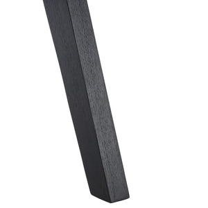 Safavieh Hattie French Cane Cushion Seat Dining Chair Black / Natural Wood / Rattan / Fabric / Foam SFV4154A-SET2