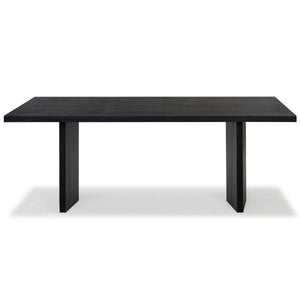 Safavieh Jaylin Rectangle Wood Dining Table Black Wood SFV4155A-2BX