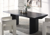 Safavieh Jaylin Rectangle Wood Dining Table Black Wood SFV4155A-2BX