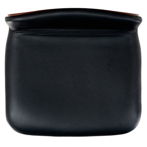 Safavieh Tazmyn Leather Counter Stool Black / Walnut SFV4158A