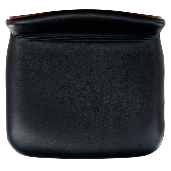 Safavieh Tazmyn Leather Counter Stool Black / Walnut SFV4158A