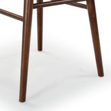 Safavieh Tazmyn Leather Barstool Brown / Walnut SFV4159B