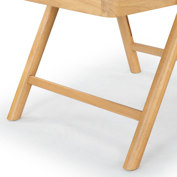 Safavieh Jacie Linen Seat Folding Chair - Elegant Rubber Wood Design For Stylish Dining And Gatherings Natural ,White Wood ,Foam ,Fabric Sfv4160b-set2