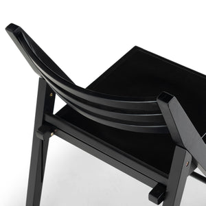 Safavieh Jacie Wood Seat Folding Chair - Elegant Design For Dining & Living Spaces, Comfort & Style Combined Black Wood Sfv4161a-set2