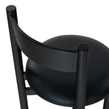 Safavieh Tayla Leather Dining Chair Black / Black SFV4165A