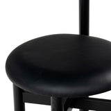 Safavieh Tayla Leather Dining Chair Black / Black SFV4165A