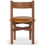 Safavieh Tayla Leather Dining Chair Walnut / Brown SFV4165B