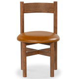 Safavieh Tayla Leather Dining Chair Walnut / Brown SFV4165B