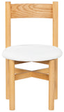 Safavieh Tayla Linen Dining Chair Natural / White SFV4165C