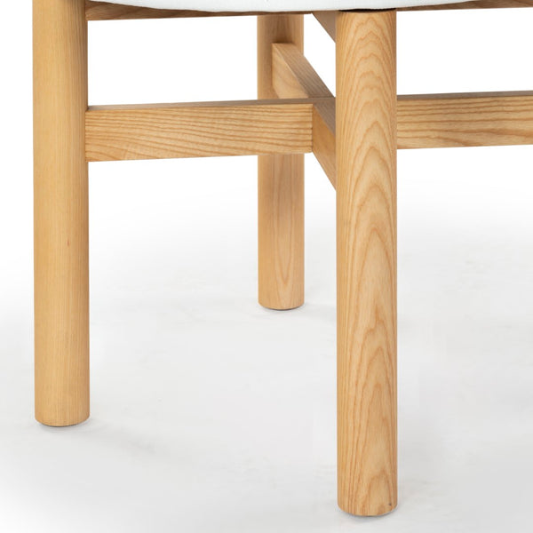 Safavieh Tayla Linen Dining Chair Natural / White SFV4165C