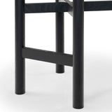 Safavieh Tayla Leather Counter Stool Black / Black SFV4166A