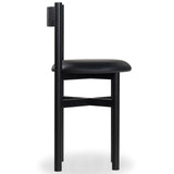 Safavieh Tayla Leather Counter Stool Black / Black SFV4166A