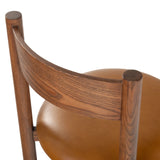 Safavieh Tayla Leather Counter Stool Walnut / Brown SFV4166B