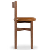 Safavieh Tayla Leather Counter Stool Walnut / Brown SFV4166B