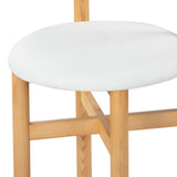 Safavieh Tayla Linen Counter Stool Natural / White SFV4166C