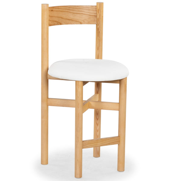 Safavieh Tayla Linen Counter Stool Natural / White SFV4166C