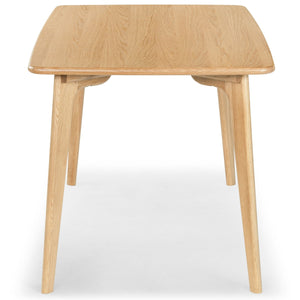 Safavieh Calverton Wood Dining Table X23 Natural 59.5 IN W x 31.9 IN D x 29.5 IN H