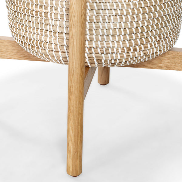 Safavieh Abellina Coat Rack With Storage Basket X23 Natural 18.8 IN W x 18.8 IN D x 62.8 IN H