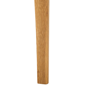 Safavieh BARBOSSA Extendable Dining Table - Modern Oak Design with Curved Edges for Elegant Dining Spaces Natural SFV4206A