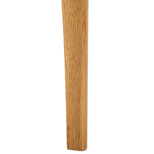 Safavieh BARBOSSA Extendable Dining Table - Modern Oak Design with Curved Edges for Elegant Dining Spaces Natural SFV4206A