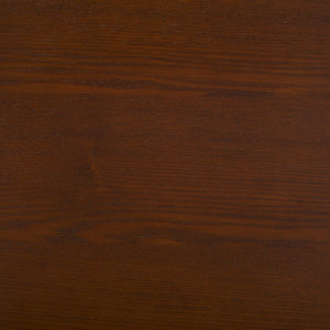 Safavieh BARBOSSA Extendable Dining Table - Modern Oak Design with Curved Edges for Elegant Dining Spaces Walnut SFV4206B