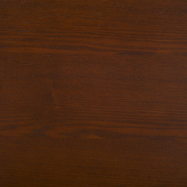 Safavieh BARBOSSA Extendable Dining Table - Modern Oak Design with Curved Edges for Elegant Dining Spaces Walnut SFV4206B