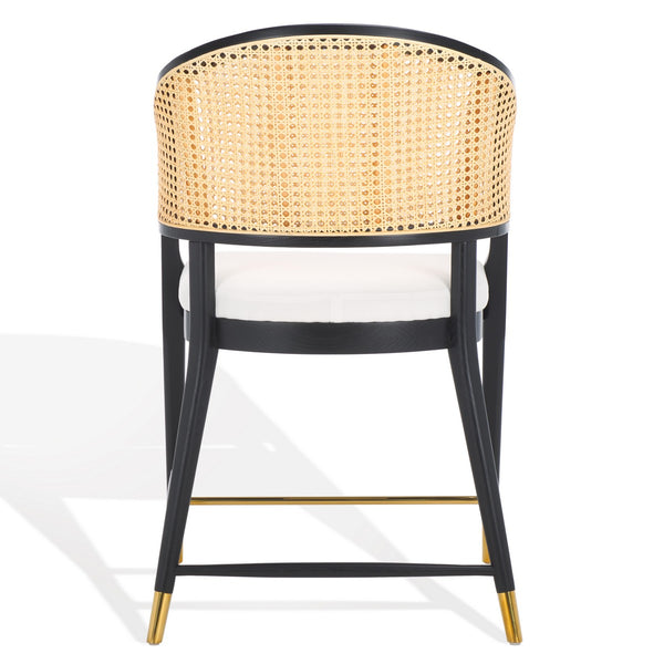 Safavieh Rogue Rattan Counter Stool Black / Natural SFV4207A