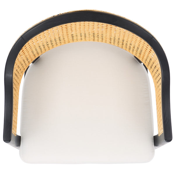 Safavieh Rogue Rattan Barstool Black / Natural SFV4208A