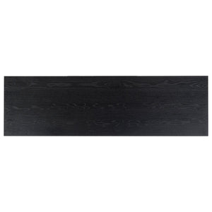 Safavieh TASHALIE 4-Door Wood Sideboard in Black – Stylish Storage Solution for Modern & Rustic Interiors SFV4209A