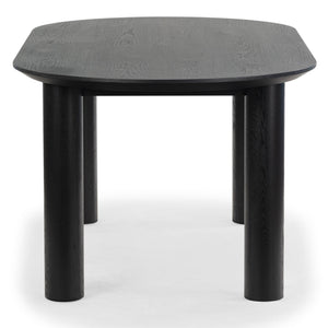 Safavieh Sofiette Wood Oval Dining Table - Elegant Design For Memorable Gatherings And Timeless Decor Style Black Wood Sfv4210a-2bx