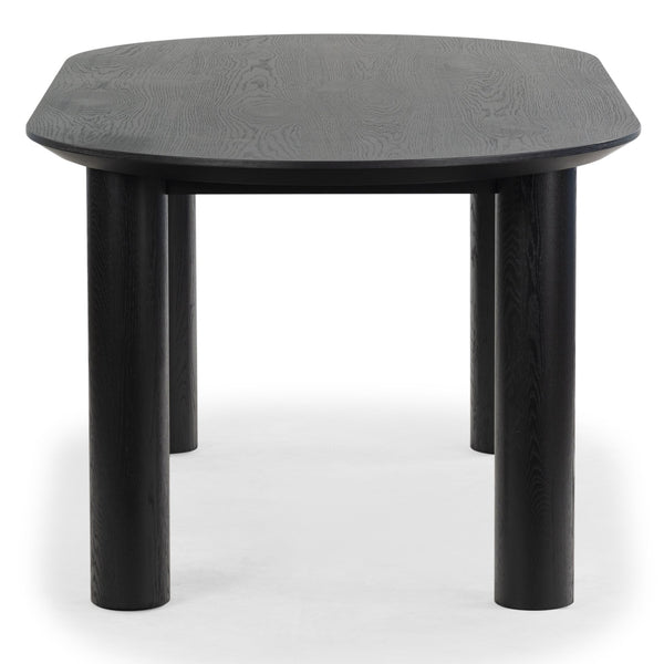 Safavieh Sofiette Wood Oval Dining Table - Elegant Design For Memorable Gatherings And Timeless Decor Style Black Wood Sfv4210a-2bx