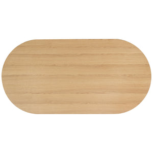 Safavieh Sofiette Wood Oval Dining Table - Elegant Design For Memorable Gatherings And Timeless Decor Style Natural Wood Sfv4210b-2bx