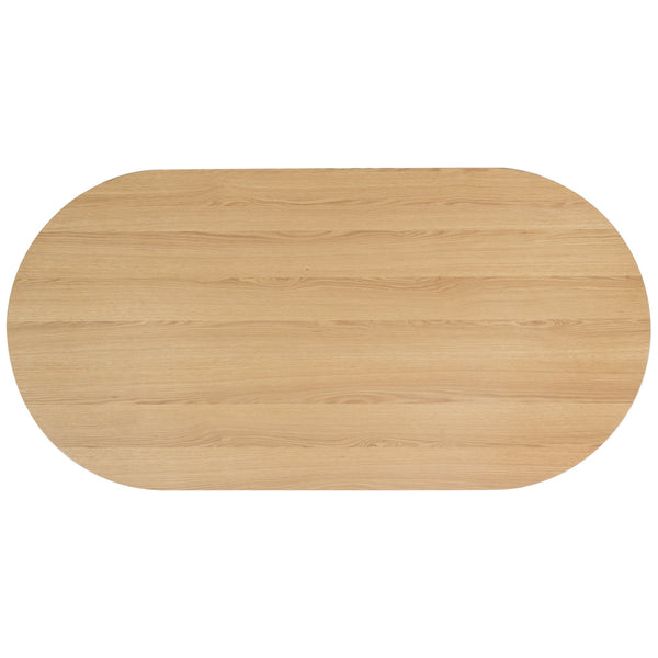 Safavieh Sofiette Wood Oval Dining Table - Elegant Design For Memorable Gatherings And Timeless Decor Style Natural Wood Sfv4210b-2bx