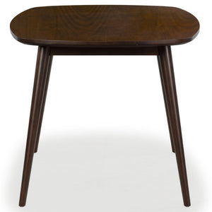 Safavieh Portman Rectangular Wood Dining Table Seats Six with Warm Walnut Grain Finish SFV4212A