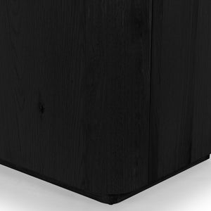 Safavieh Liadonna 4 Door Wood Sideboard - Elegant Storage Solution For Contemporary And Traditional Spaces Black Wood Sfv4216a