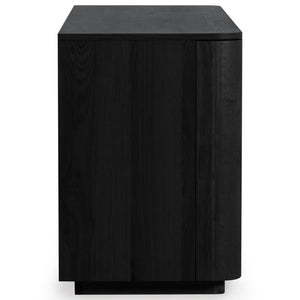 Safavieh Liadonna 4 Door Wood Sideboard - Elegant Storage Solution For Contemporary And Traditional Spaces Black Wood Sfv4216a