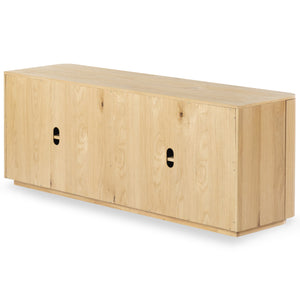 Safavieh Liadonna 4 Door Wood Sideboard - Elegant Storage Solution For Contemporary And Traditional Spaces Natural Wood Sfv4216b