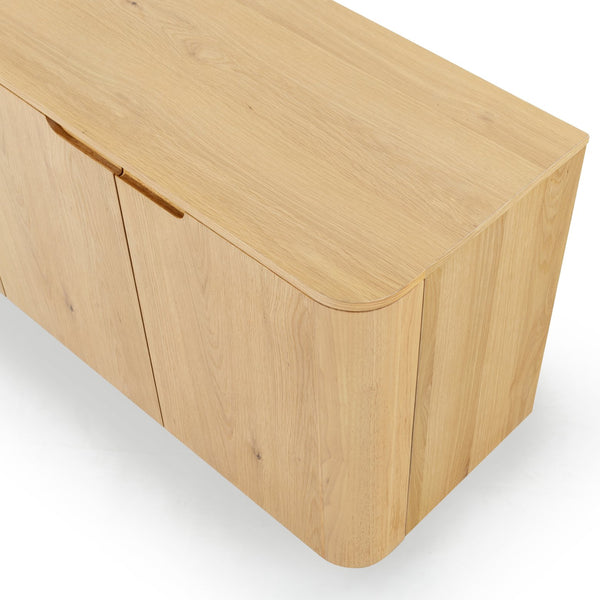 Safavieh Liadonna 4 Door Wood Sideboard - Elegant Storage Solution For Contemporary And Traditional Spaces Natural Wood Sfv4216b