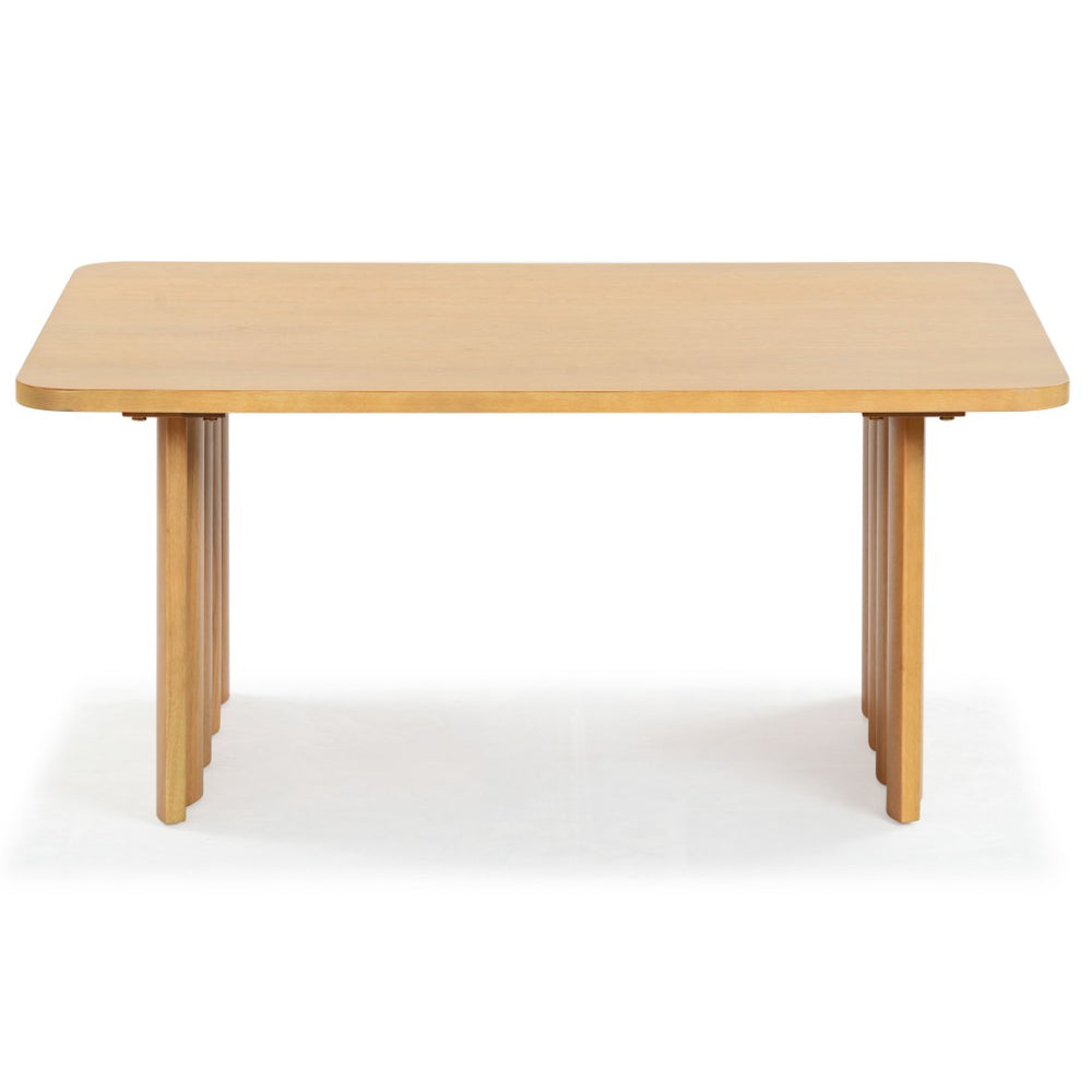 Safavieh YURINA Rectangle Wood Coffee Table - Modern Minimalist Design for Stylish Living Room Decor Natural SFV4222A