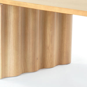 Safavieh Yurina Rectangle Wood Coffee Table - Elegant Design For Modern Living Spaces, Durable & Timeless Appeal Natural Wood Sfv4222a